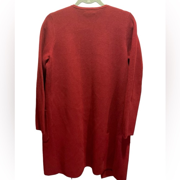 ** J Crew 365 Open Front Stretch Shawl Long Cardigan Sweater - Picture 3 of 7